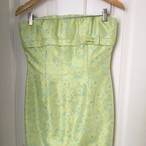 Carmen Marc Valvo strapless summer party dress